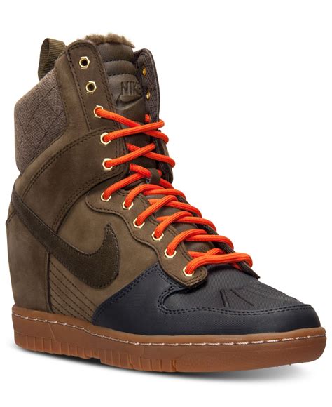 nike dunks sky high|Nike sky high dunk boots.